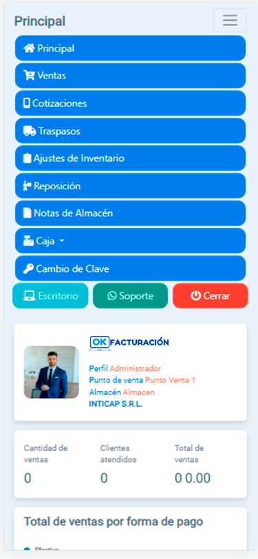 Aplicación móvil para facturación electrónica CFDI 4.0